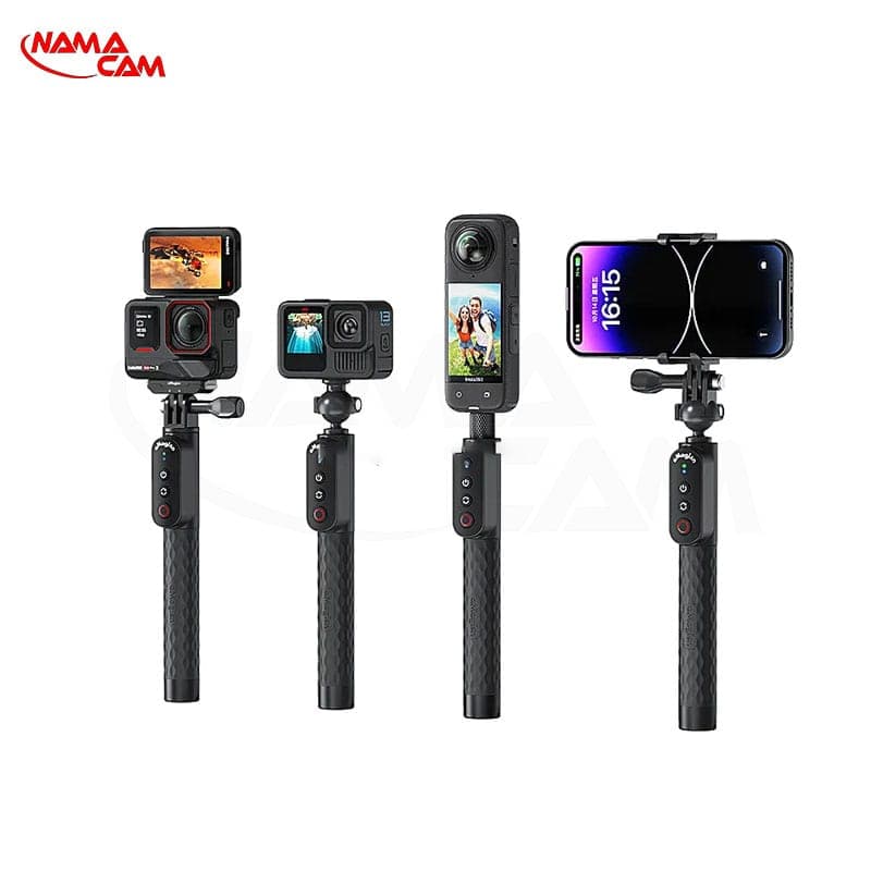 مونوپاد همراه با ریموت کنترل مخصوص گوپرو و اینستا360 AMagisn — تصویر ۴