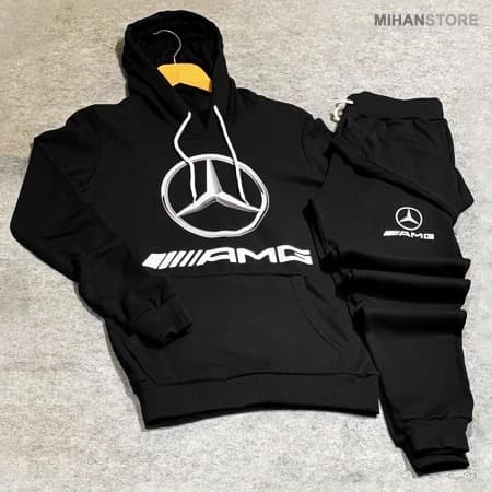 ست سوئیشرت و شلوار Mercedes-Benz | فری سایز (مناسب L و XL) | جنس پنبه | استایل عالی | 4 قسطی✅