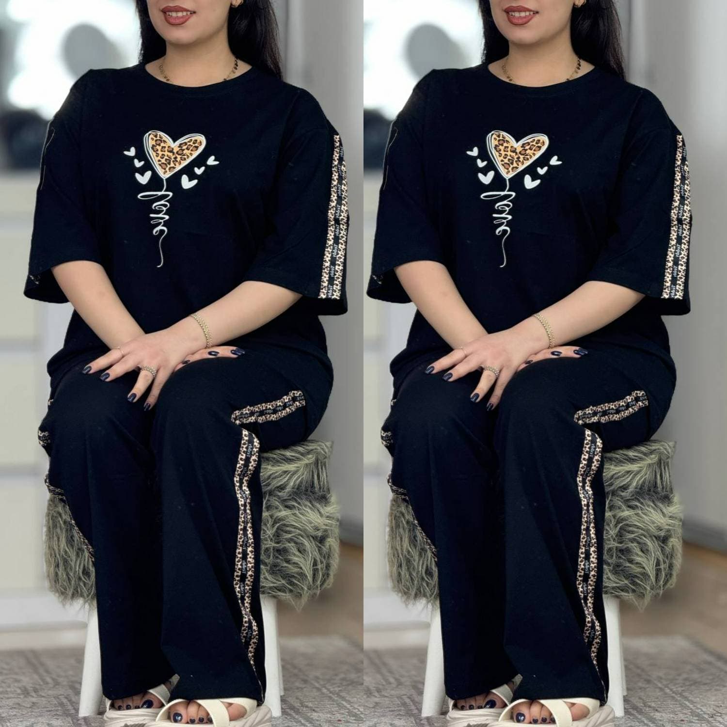 ست تیشرت و شلوار آمون خاص و راحت و کاربردی