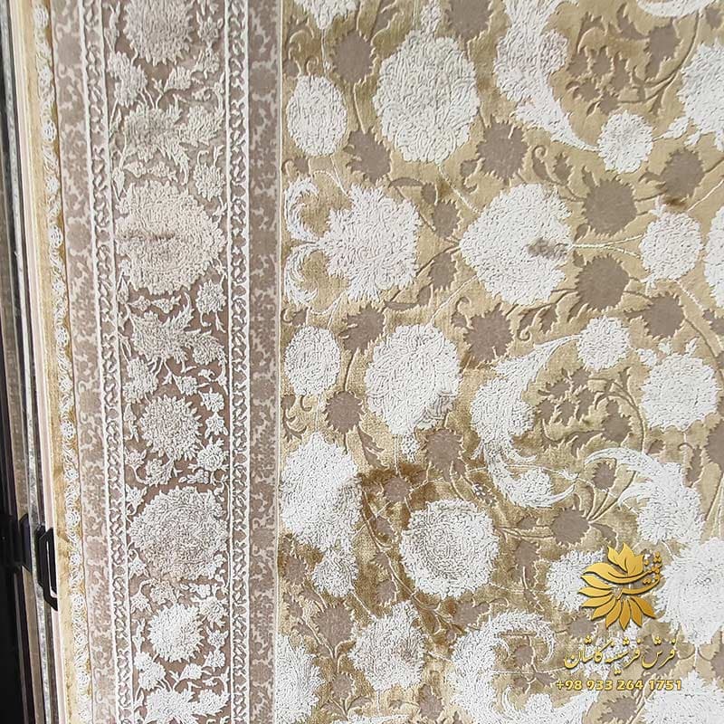 فرش افشان وینتیج 700 شانه نسکافه ای 71211nt — تصویر ۴