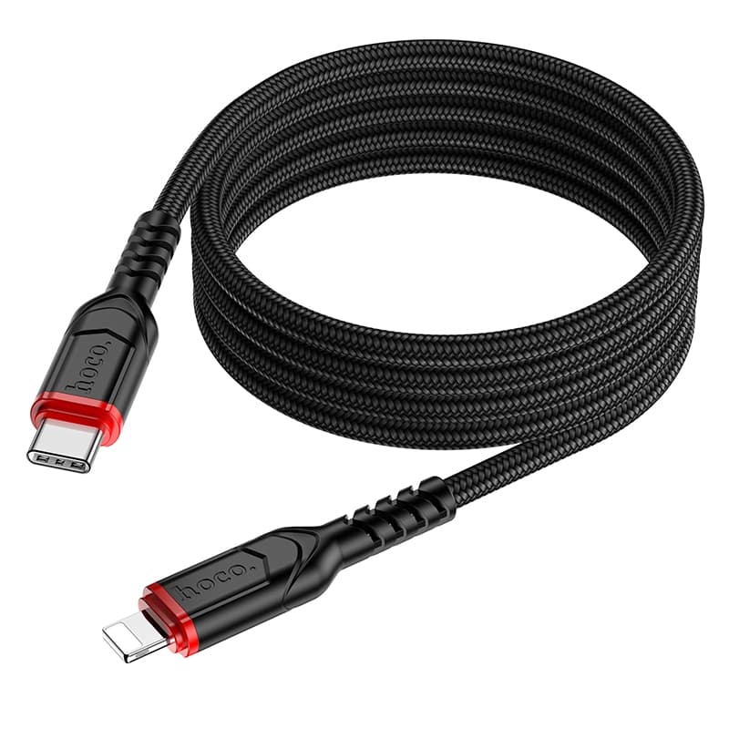 کابل شارژ 20 وات Lightning به USB-C هوکو مدل X59 طول1 متر — تصویر ۷