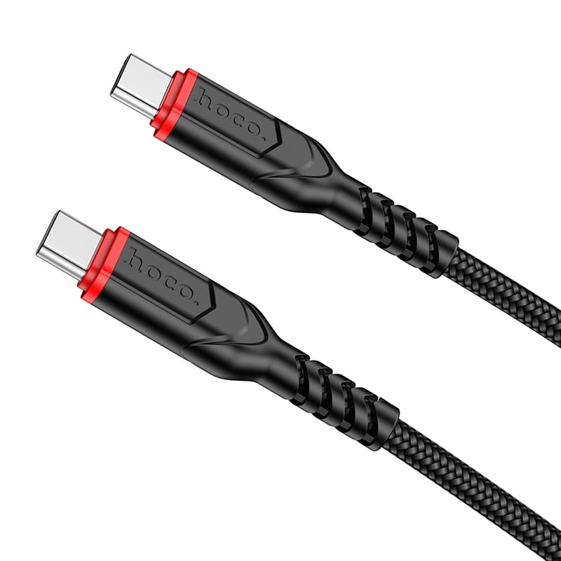 کابل شارژ 60 وات USB-C به USB-C هوکو مدل X59 طول 1 متر — تصویر ۳