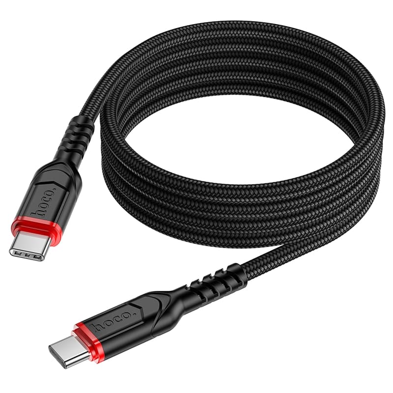 کابل شارژ 60 وات USB-C به USB-C هوکو مدل X59 طول 1 متر — تصویر ۶