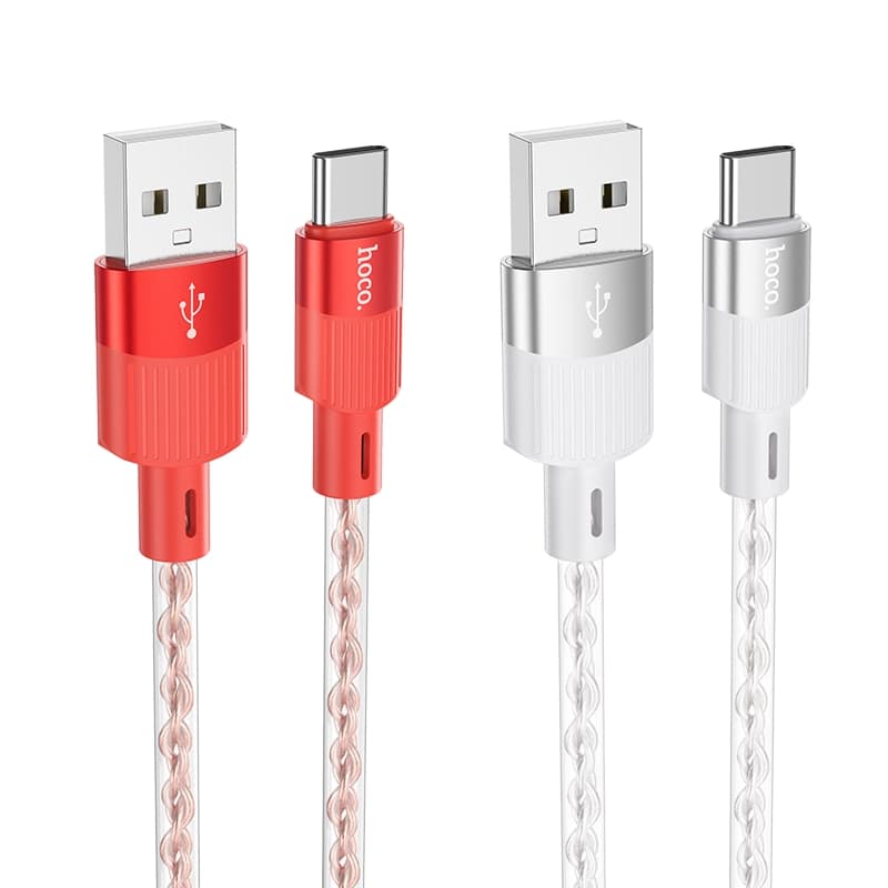 کابل شارژ USB-A به USB-C هوکو مدل X99 طول 1 متر — تصویر ۲