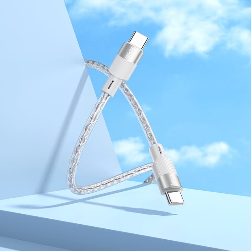 کابل شارژ 60 وات USB-C به USB-C هوکو مدل X99 طول 1 متر — تصویر ۸