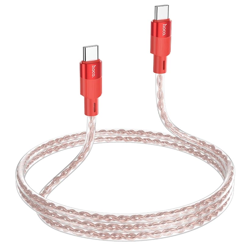 کابل شارژ 60 وات USB-C به USB-C هوکو مدل X99 طول 1 متر — تصویر ۶