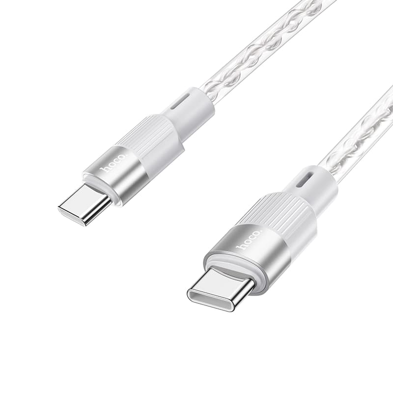 کابل شارژ 60 وات USB-C به USB-C هوکو مدل X99 طول 1 متر — تصویر ۵