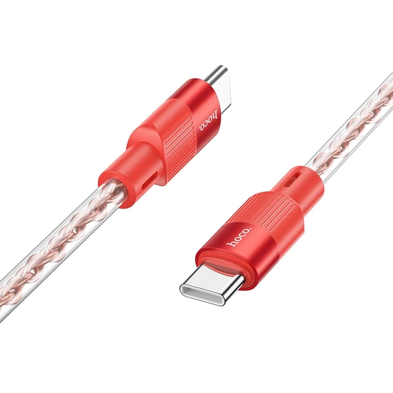 کابل شارژ 60 وات USB-C به USB-C هوکو مدل X99 طول 1 متر — تصویر ۲