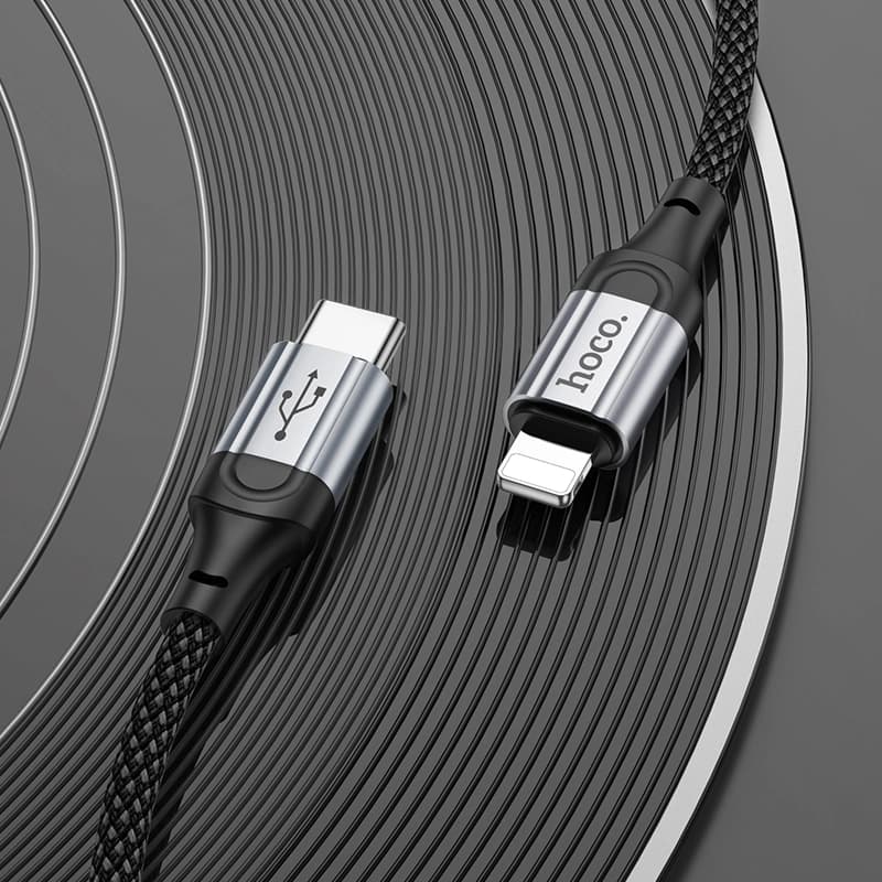 کابل شارژ 20 وات Lightning به USB-C هوکو مدل X102 طول1 متر — تصویر ۷