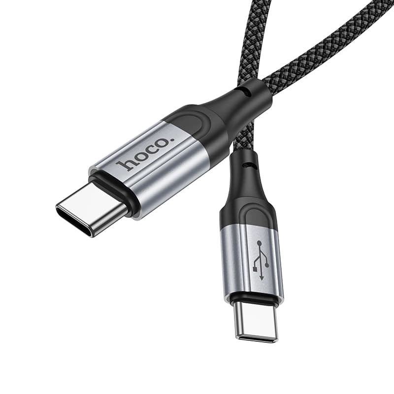 کابل شارژ 60 وات USB-C به USB-C هوکو مدل X102 طول 1 متر — تصویر ۴