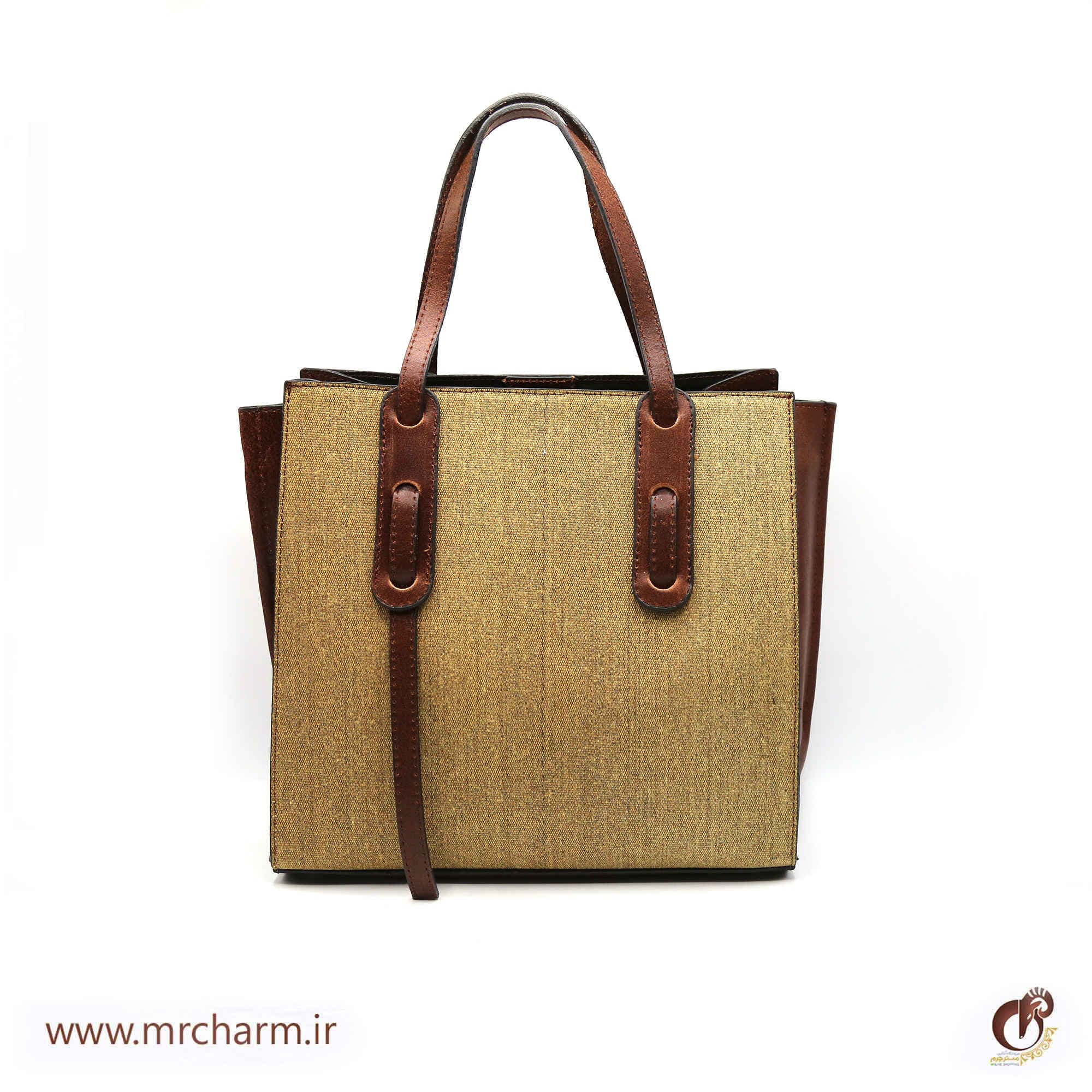 کیف چرم و برزنت زنانه mrc1837 — تصویر ۲