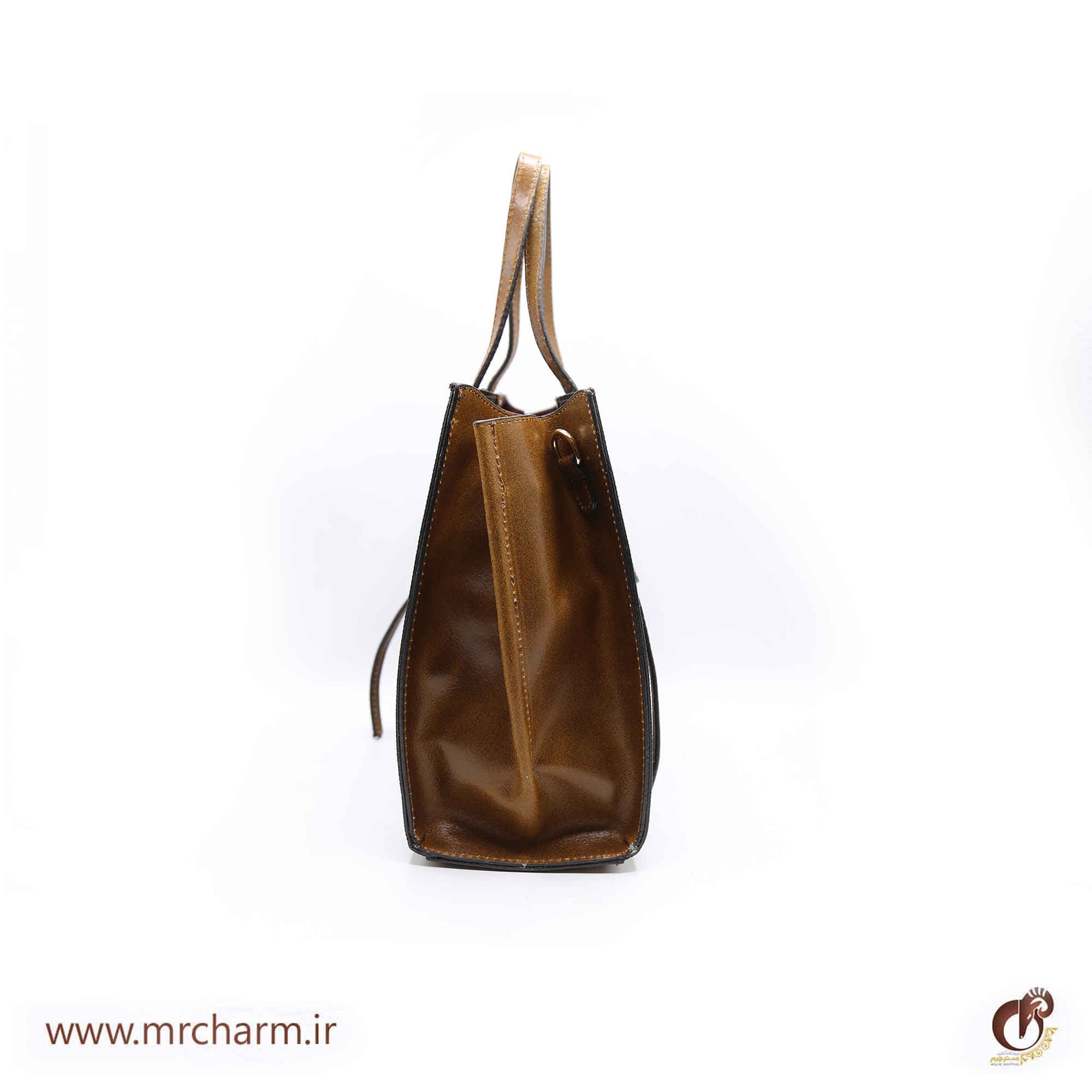 کیف چرم و برزنت زنانه mrc1837 — تصویر ۵