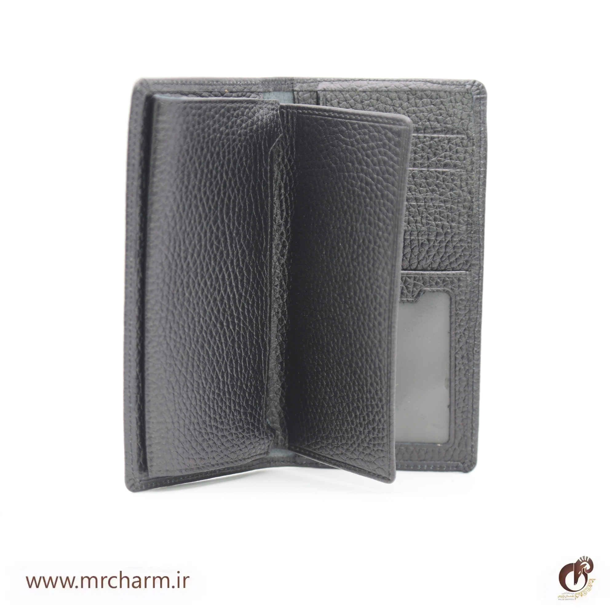 کیف پول چرم سه لت جا موبایلی دار mrc8952 — تصویر ۳