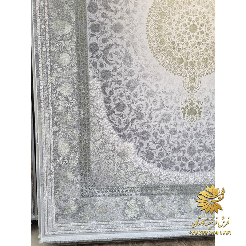 فرش سیلور طلاکوب 1200 شانه طرح خاتم — تصویر ۴