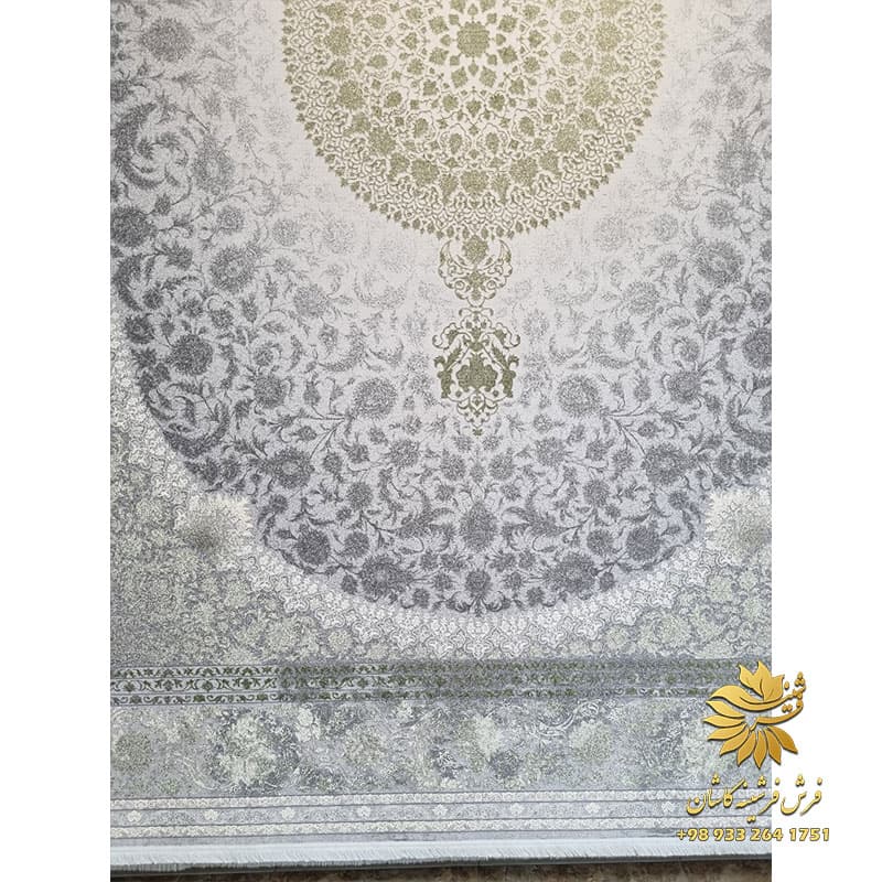 فرش سیلور طلاکوب 1200 شانه طرح خاتم — تصویر ۳