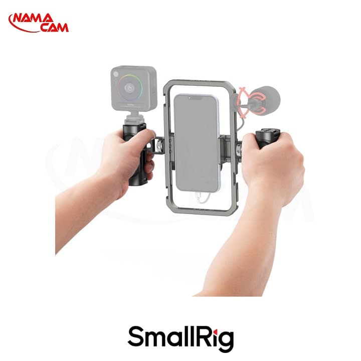 کیج موبایل فلزی دو دسته اسمال ریگ – SmallRig All-in-One Video Kit Basic 4121 — تصویر ۴