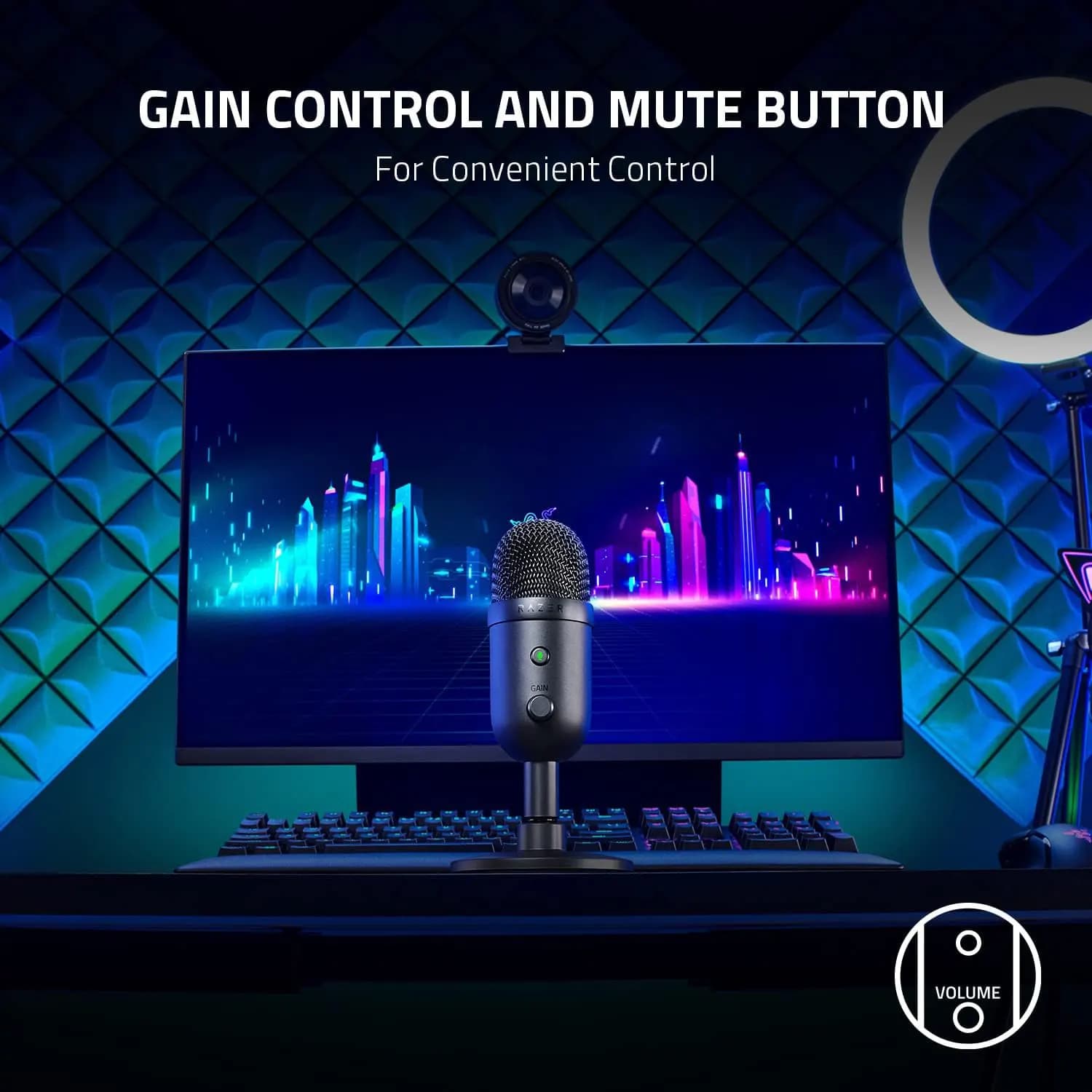 میکروفون استریم و گیمینگ ریزر مدل Razer Seiren V2 X USB Condenser Microphone — تصویر ۷