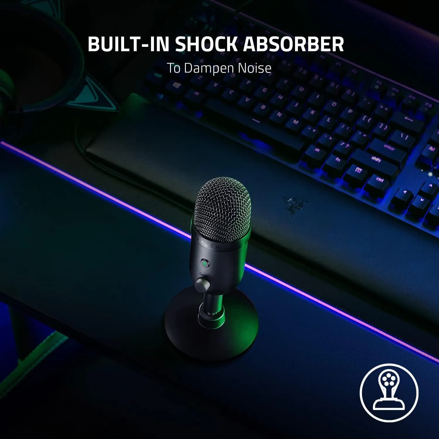 میکروفون استریم و گیمینگ ریزر مدل Razer Seiren V2 X USB Condenser Microphone — تصویر ۶