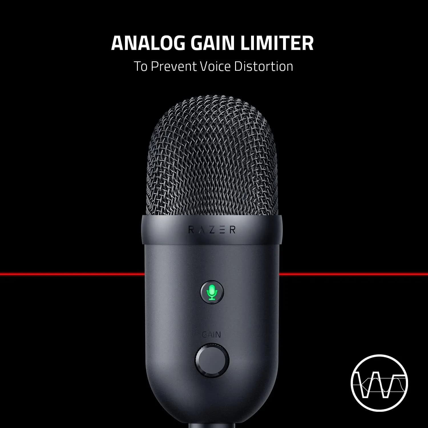 میکروفون استریم و گیمینگ ریزر مدل Razer Seiren V2 X USB Condenser Microphone — تصویر ۴