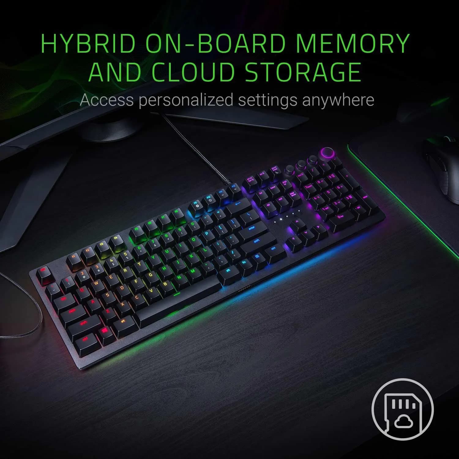 کیبورد گیمینگ ریزر Razer Huntsman Elite Gaming Keyboard — تصویر ۶