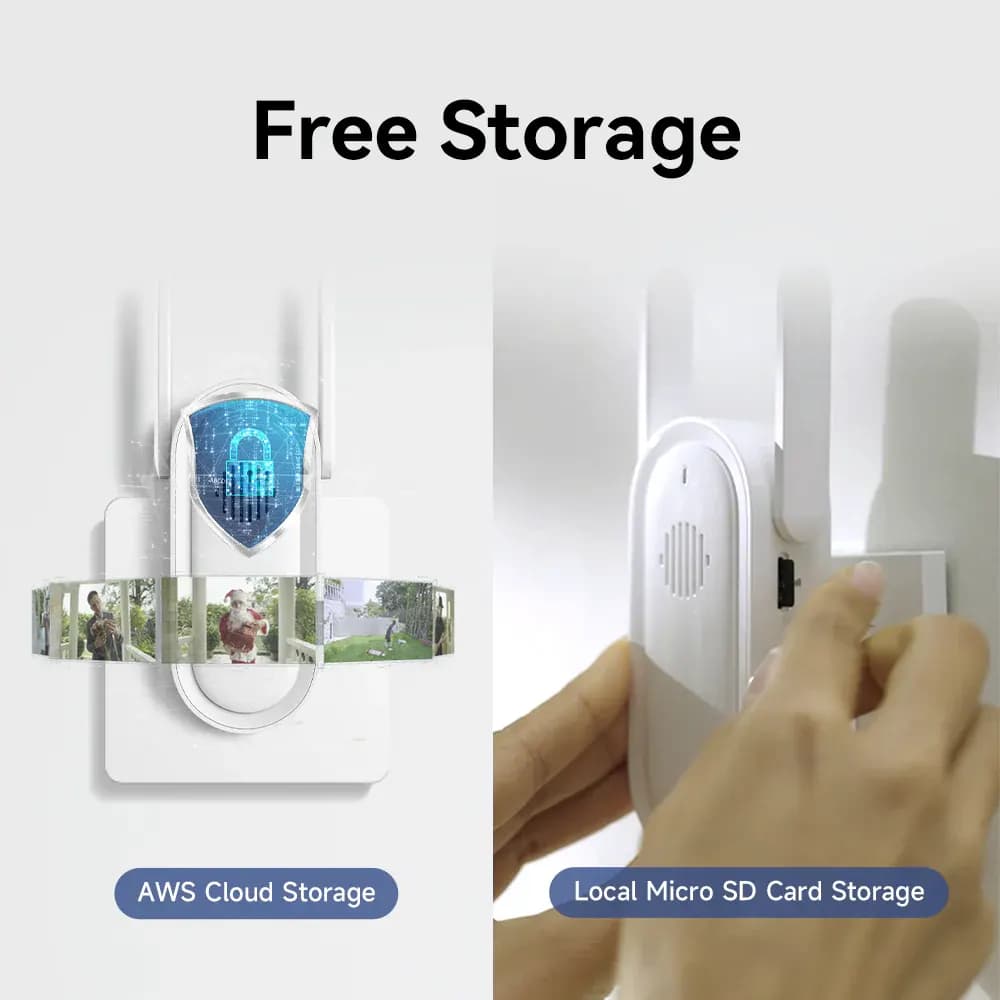 زنگ درب هوشمند آی می لب IMILAB 2.5K WiFi Battery Video Doorbell CMSXJ33A — تصویر ۸