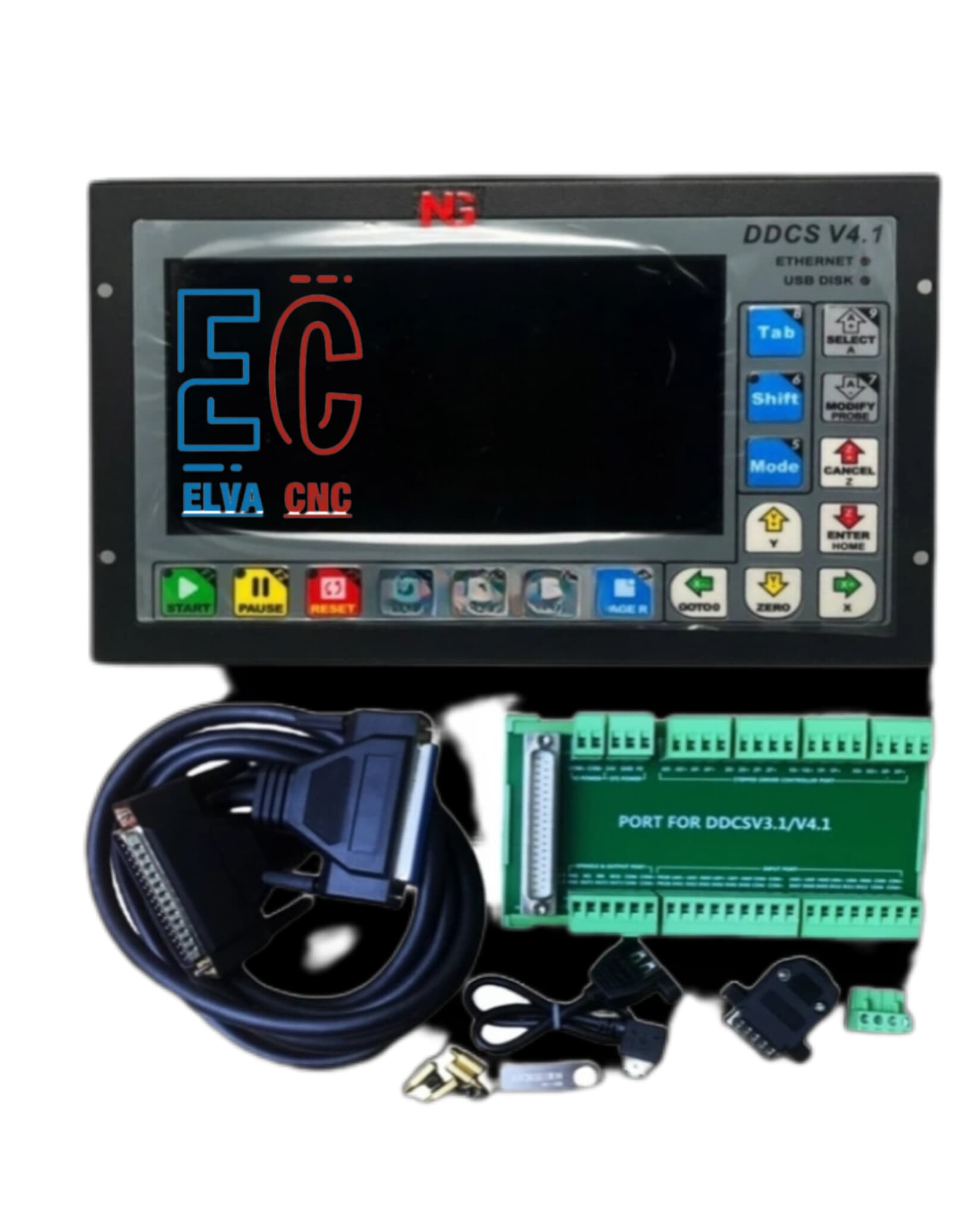 کنترلر 4 محور سی ان سی مجهز به PLC مدل A2R PLUS V4.1