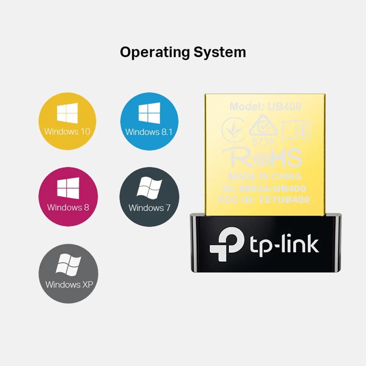 گیرنده بلوتوث تی پی لینک مدل TP-Link UB400 Bluetooth 4.0 Nano USB Adapter — تصویر ۷