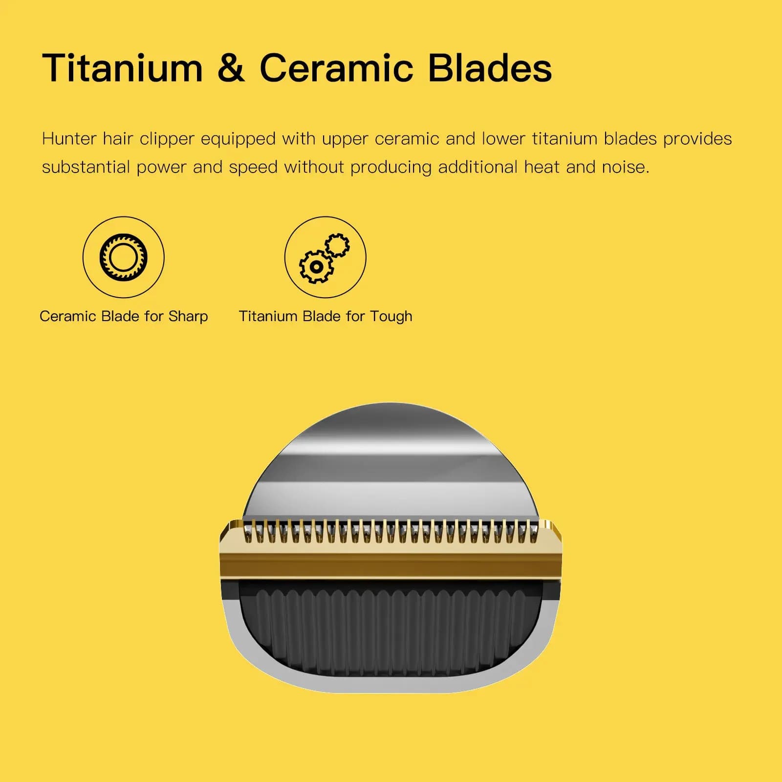ریش تراش شارژی شیائومی Xiaomi ENCHEN Hunter Hair Clipper — تصویر ۶