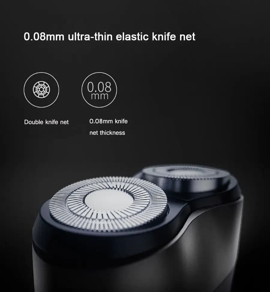 ریش تراش شارژی مسافرتی شیائومی Xiaomi Olybo A1 Double Cutter Head Electric Shaver — تصویر ۵