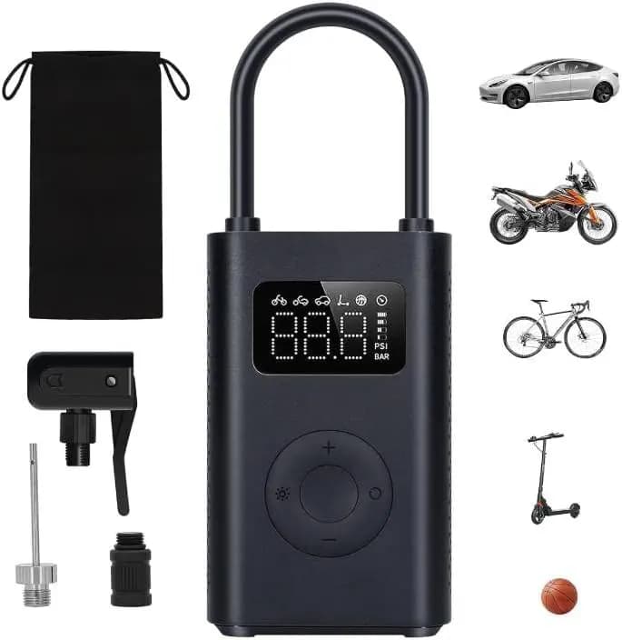 پمپ باد شیائومی Xiaomi Portable Electric Air Compressor 2 MJCQB06QW — تصویر ۲