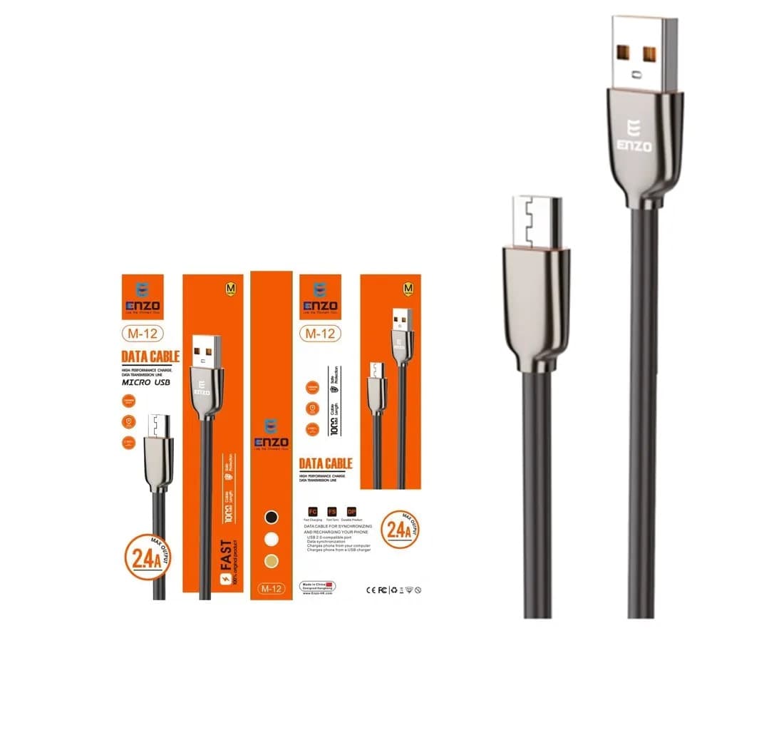 کابل شارژ MICRO USB انزو مدل ENZO M-12