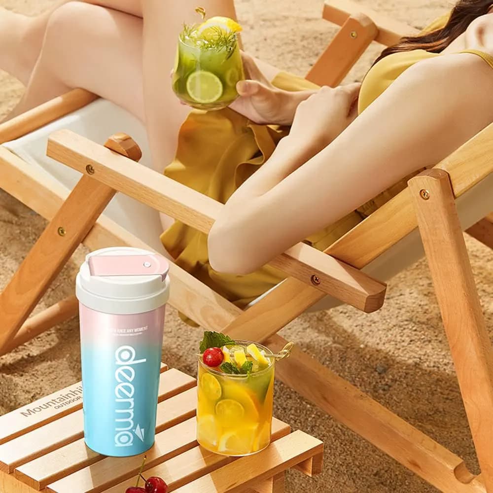 مخلوط کن قابل حمل درما مدل Deerma NU90 Portable Juicer Blender — تصویر ۳