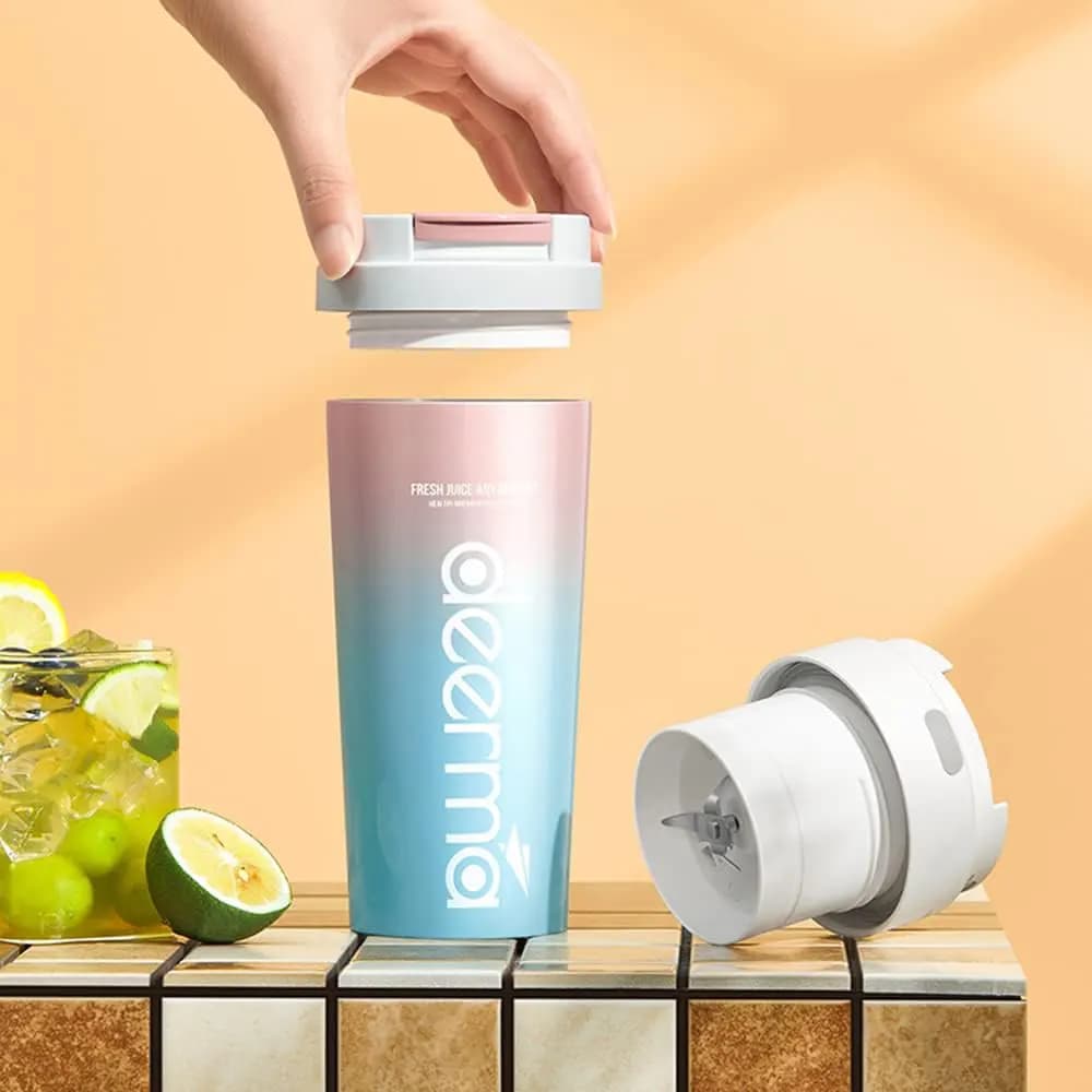 مخلوط کن قابل حمل درما مدل Deerma NU90 Portable Juicer Blender — تصویر ۶