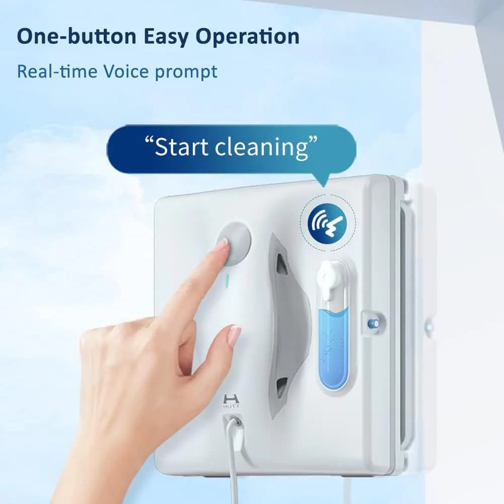 شیشه پاک کن رباتیک شیائومی مدل Xiaomi HUTT W8 Dual Water Spray Window Cleaning Robot — تصویر ۷