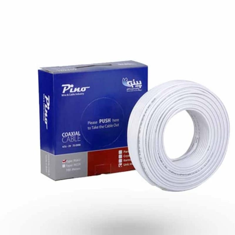 کابل کواکسیال(آنتن) مدل سپهر پینو (تمام مس) حلقه 100 متری