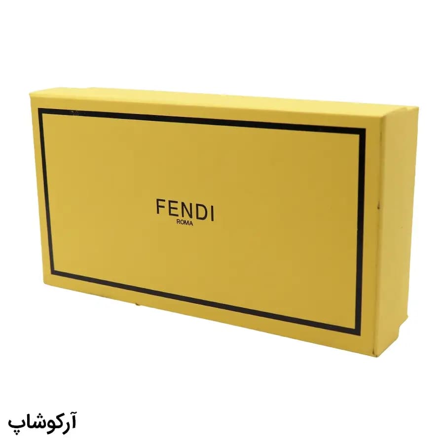 پک اورجینال عینک برند فندی (FENDI) با کیف طرح کیسهای و تمام تجهیزات مدل 993117 — تصویر ۶
