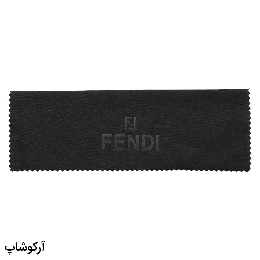 پک اورجینال عینک برند فندی (FENDI) با کیف طرح کیسهای و تمام تجهیزات مدل 993117 — تصویر ۷