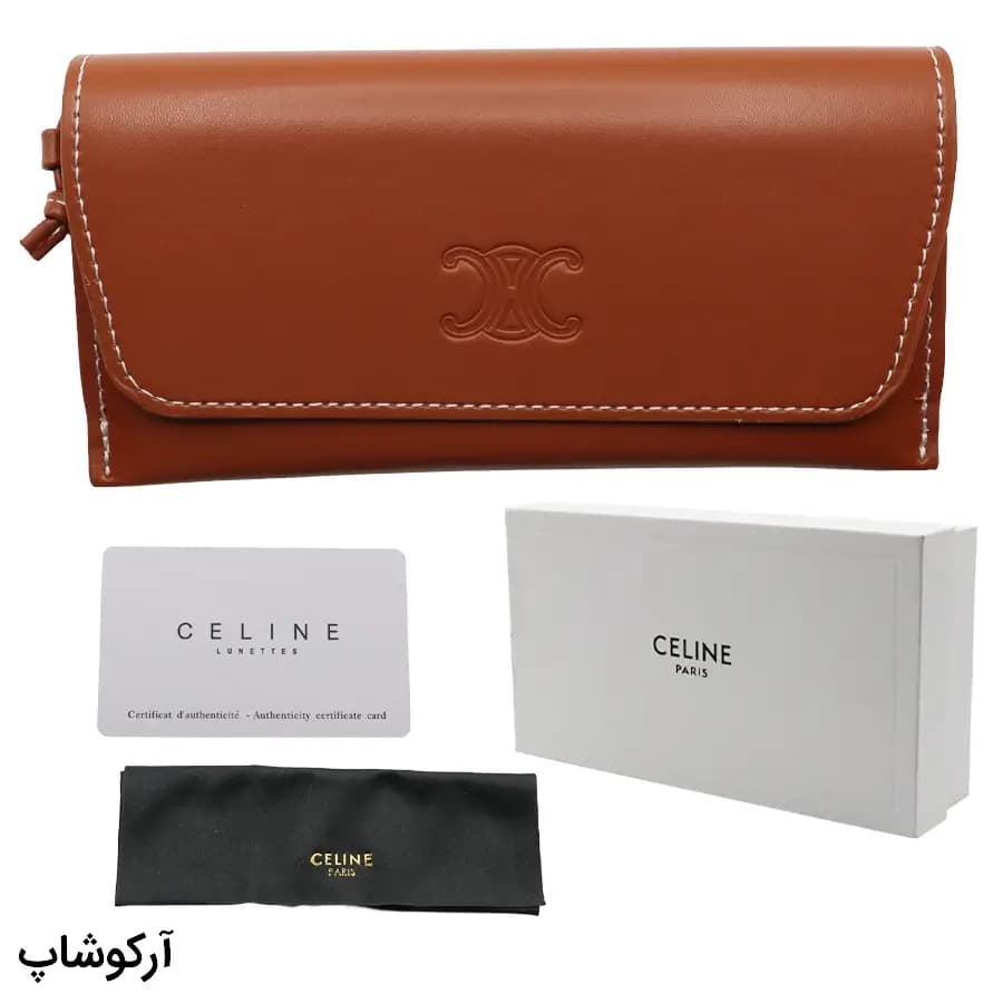 پک اورجینال عینک برند سلین (CELINE) با تمام تجهیزات مدل 993116