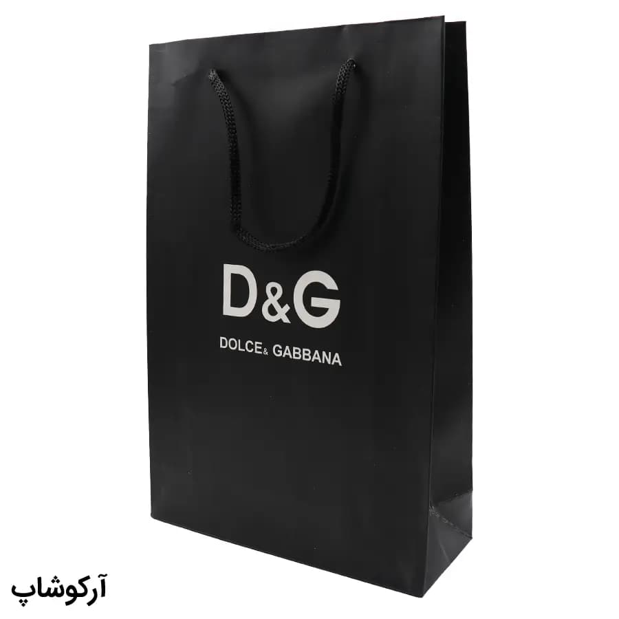 بگ، پاکت و ساک دستی هدیه عینک دولچه گابانا (Dolce & Gabbana) با طراحی رنگ مشکی مدل 993115