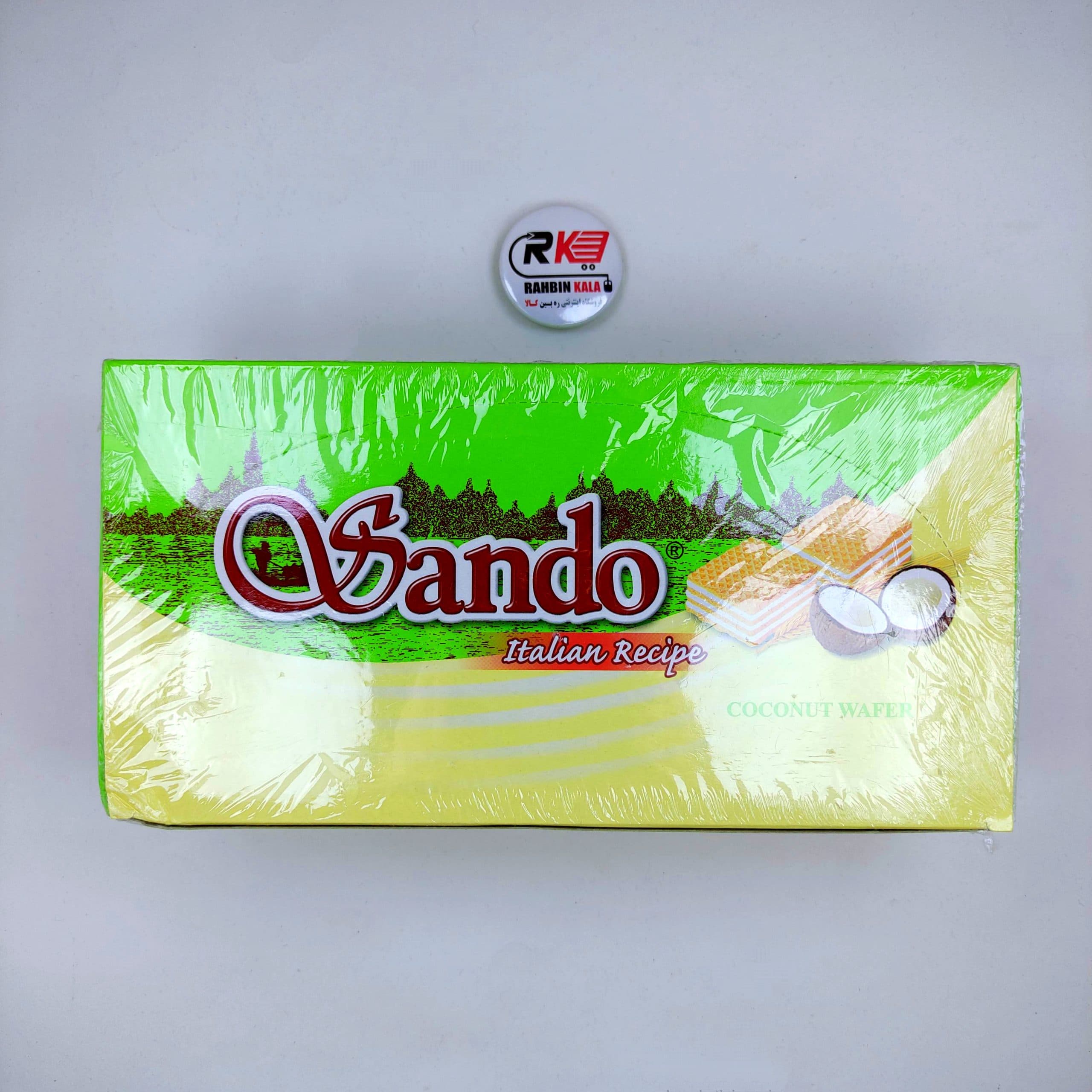 ویفر نارگیلی Sando ساندو 24عددی