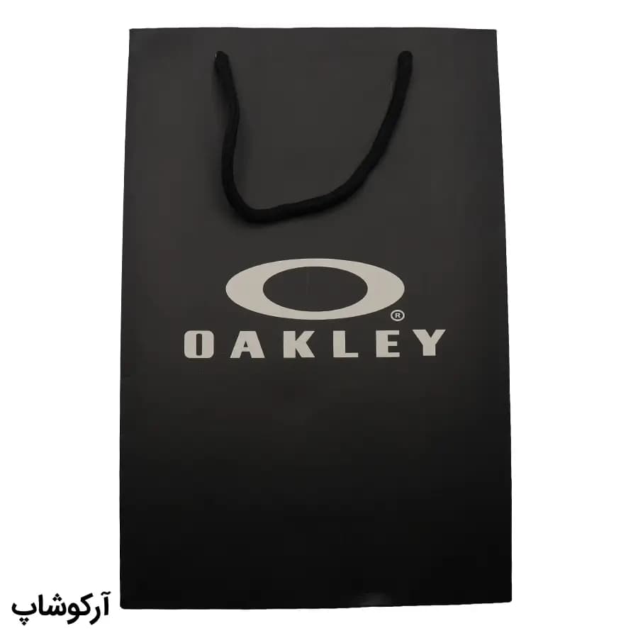 بگ، پاکت و ساک دستی هدیه عینک اوکلی (OAKLEY) با طراحی رنگ مشکی مدل 993114 — تصویر ۲