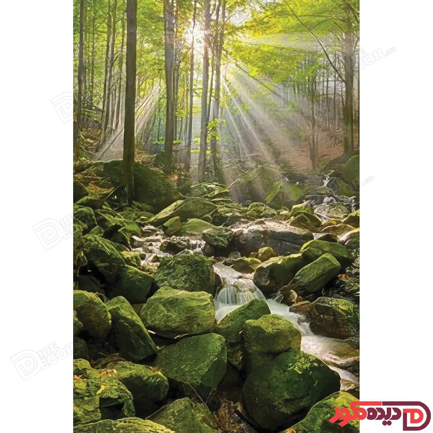 پرده زبرا دومکانیزم تصویری چاپی تصویر منظره کد AZD-136 — تصویر ۴