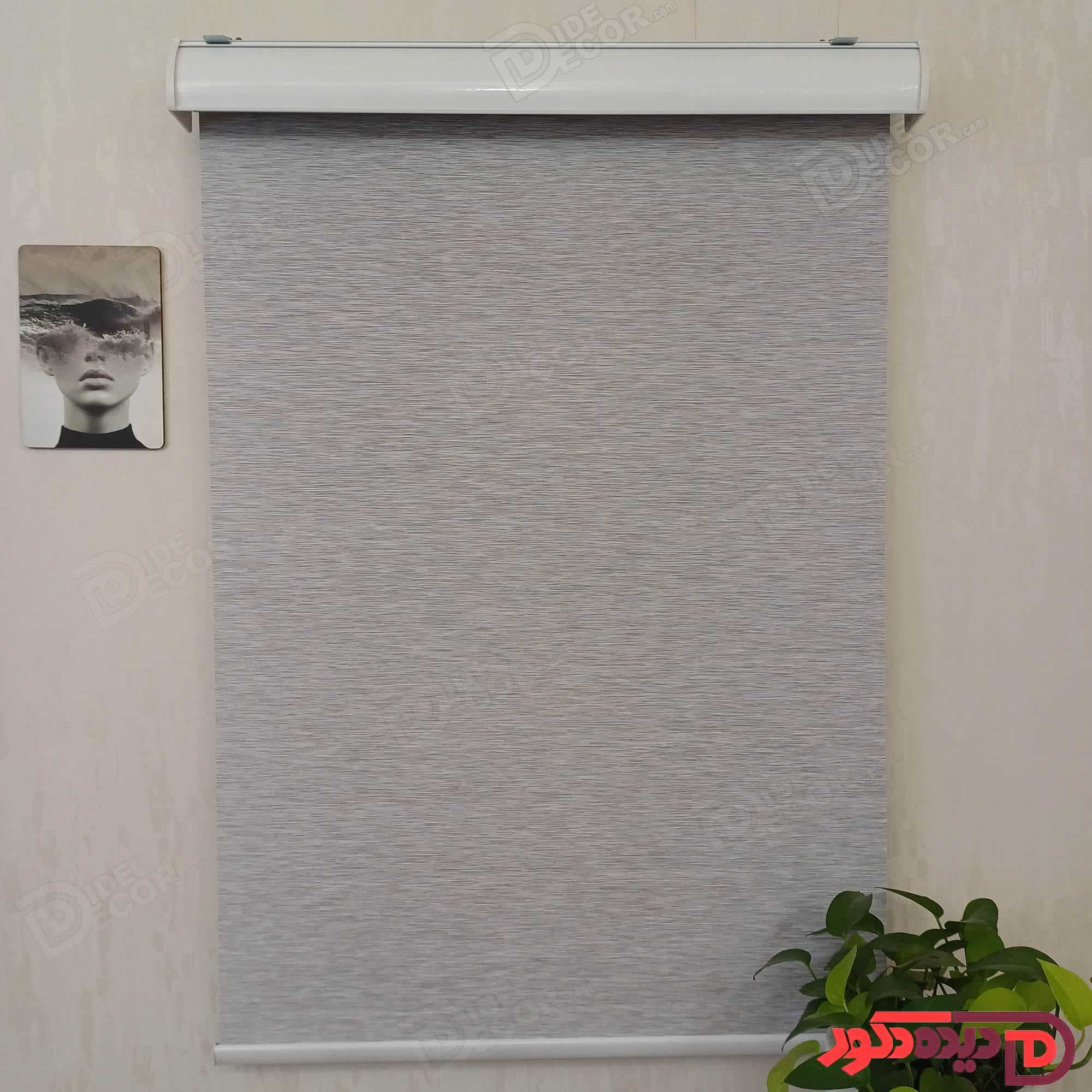 پرده شید طرح چوب طوسی کد ST-07
