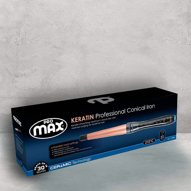 فر کننده مو Promax مدل 4750K قطر 19 تا 32 میلی متر — تصویر ۶