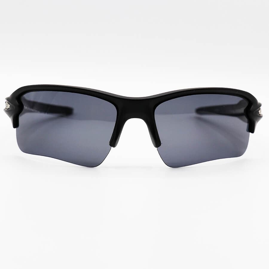 عینک ورزشی OAKLEY با فریم مشکی مات، 5 کاور لنز قابل تعویض و تجهیزات کامل مدل OO9188-1 — تصویر ۳