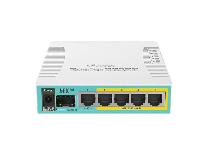 روتربرد میکروتیک مدل MikroTik hEX PoE
