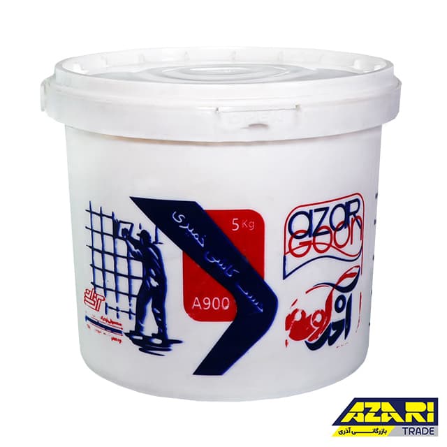 چسب کاشی خمیری آذرگون 5 کیلوگرمی