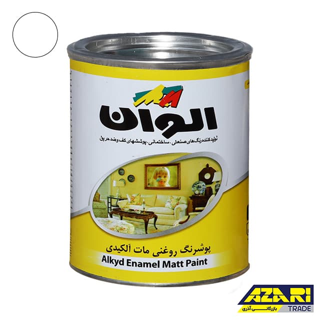 رنگ روغنی سفید مات الوان کوارت