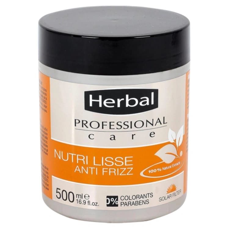 ماسک مو Herbal مدل Nutri Lisse Anti Frizz حجم 500 میلی لیتر — تصویر ۲
