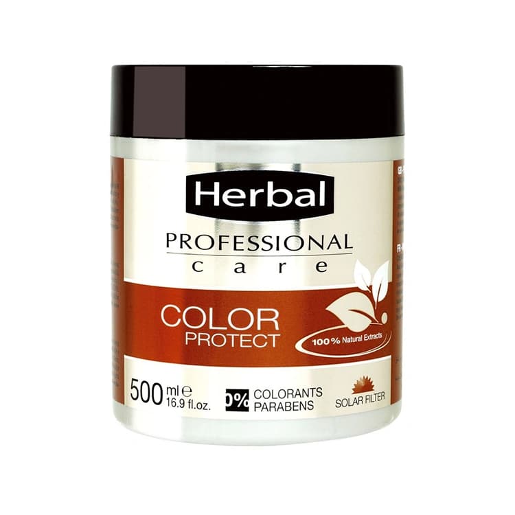 ماسک مو Herbal مدل Color Protect حجم 500 میلی لیتر